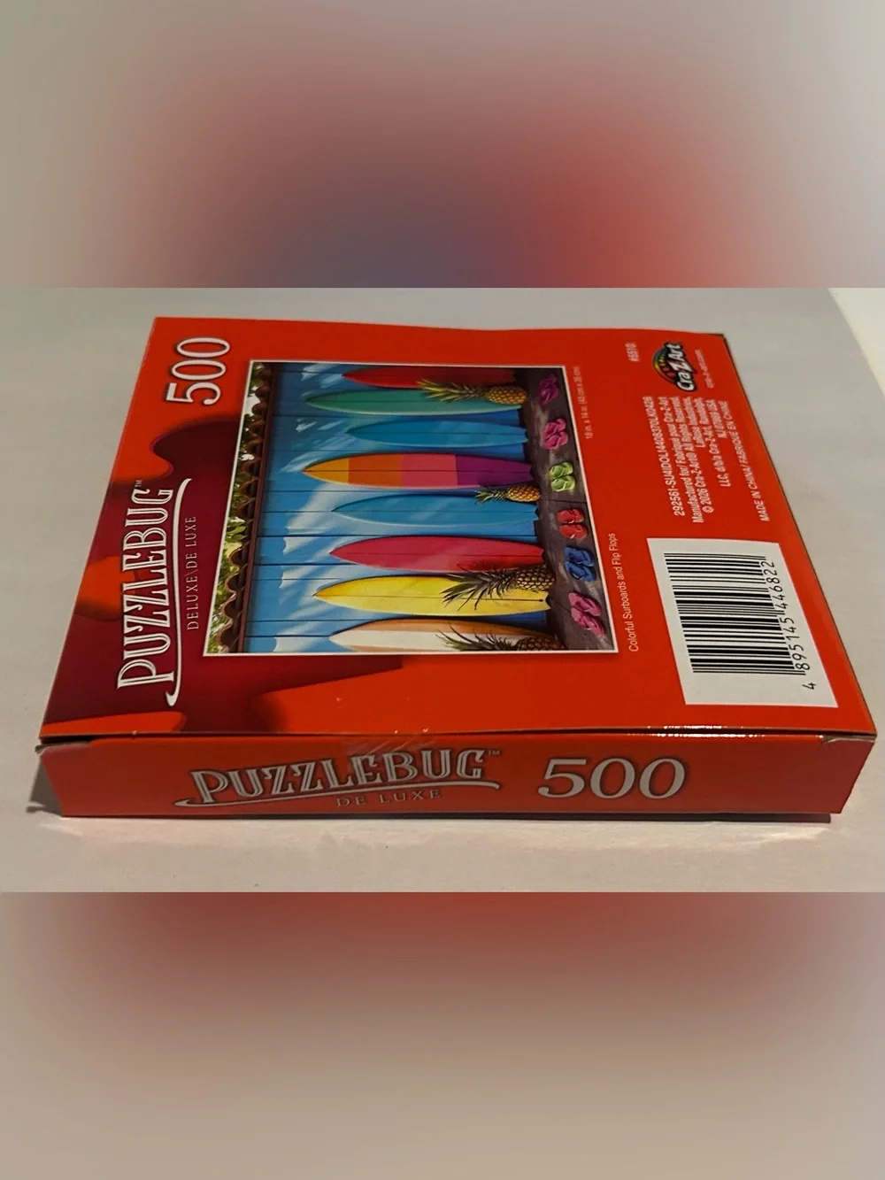 New “Colorful Surfboards and Flip Flops” Puzzle 500 Pieces Puzzlebug Deluxe